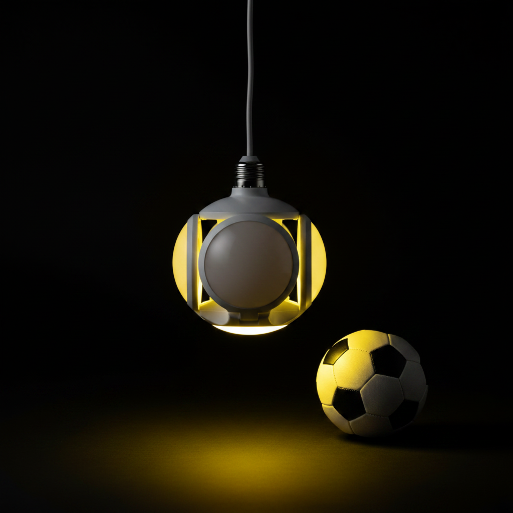Foto producto fútbol negro y amarillo